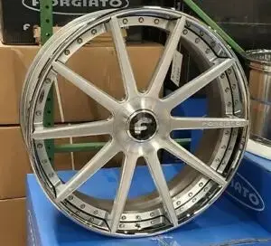 26" Forgiato S2.06 Ecl Rims Brushed Chrome 26X10 Wheels (Big Cap) Wheels Range Rover Hse Sport Super Charged 1