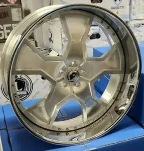 26" Forgiato Vana Rims Chrome Staggered 26X9(Front) 26X10(Rear) Wheels Caprice Impala Donk Cadillac Buick C10 Pontiac 1