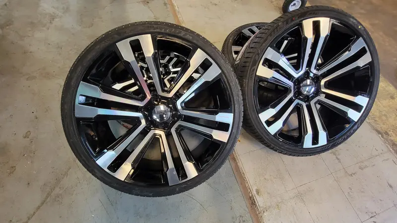 26" Inch Replica Rims And Tires Package New Wheels Ford, Chevy, Gmc, And More Finacing Avil 2