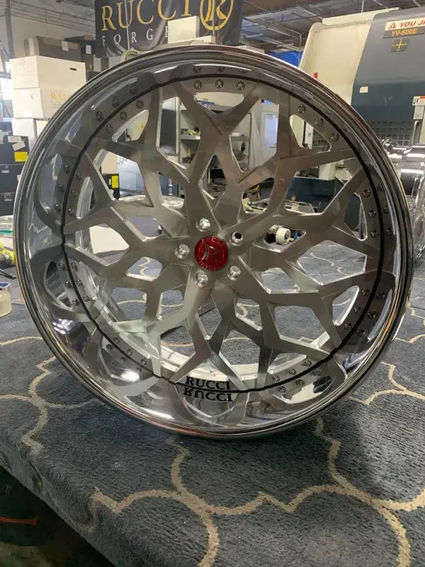 26" Rucci Taste Wheels Standard Chrome Rims Staggered 26X10 (Front) 26X11 (Rear) Impala Customizable Wheels 1