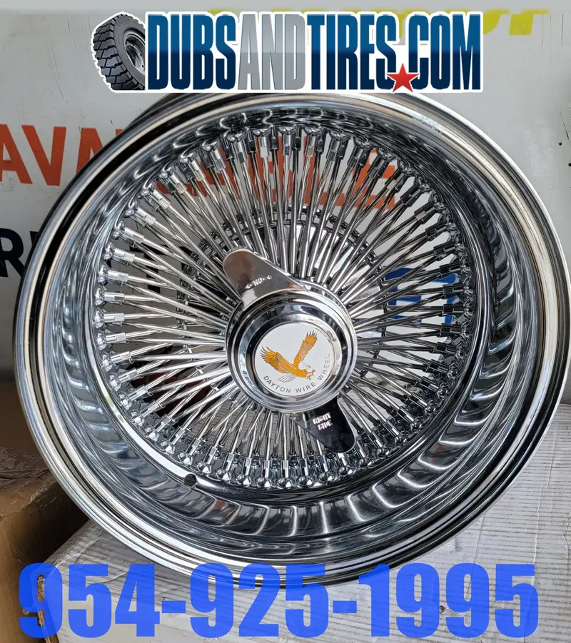 4- 14 Inch Dayton Chrome Rims And Tires Package New Wheels Chevy Impala Finacing Avil 1