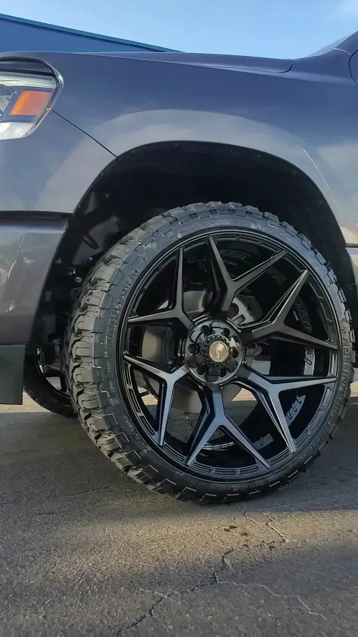4-New 24" Inch 4Play 4P06 Gloss Black Wheels 24X12 Rims Silverado Ford F150 Bp: 6X135 1