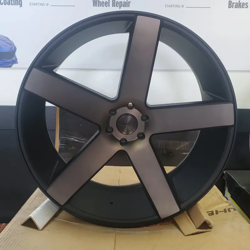 4-New 28" Dub Baller S115 Black Dark Tint Rims 28X10 Cadillac Escalade Wheels 6X139.7 Chevy Silverado 1