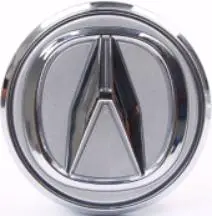 Acura Floating Center Cap Silver & Chrome 2 3/4" (69Mm) Fcc-057 — Qty 4 1
