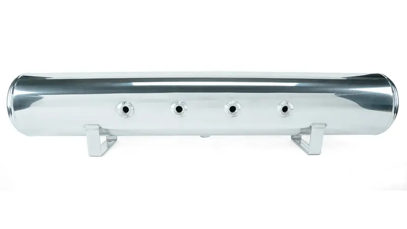 Air Lift 5 Gal. Polished Tank W/ Viair 444B Blk Compressor (Incl. Fittings & Mounting Hardware) 2