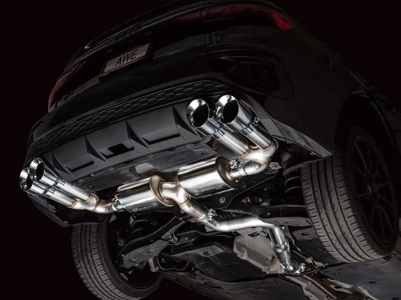 Awe 22-24 Audi 8Y S3 Touring Edition Exhaust - Chrome Silver Tips 2
