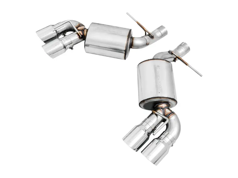 Awe Tuning 16-19 Chevrolet Camaro Ss Axle-Back Exhaust - Touring Edition (Quad Chrome Silver Tips) 1