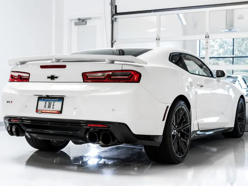 Awe Tuning 16-19 Chevrolet Camaro Ss Axle-Back Exhaust - Touring Edition (Quad Diamond Black Tips) 2