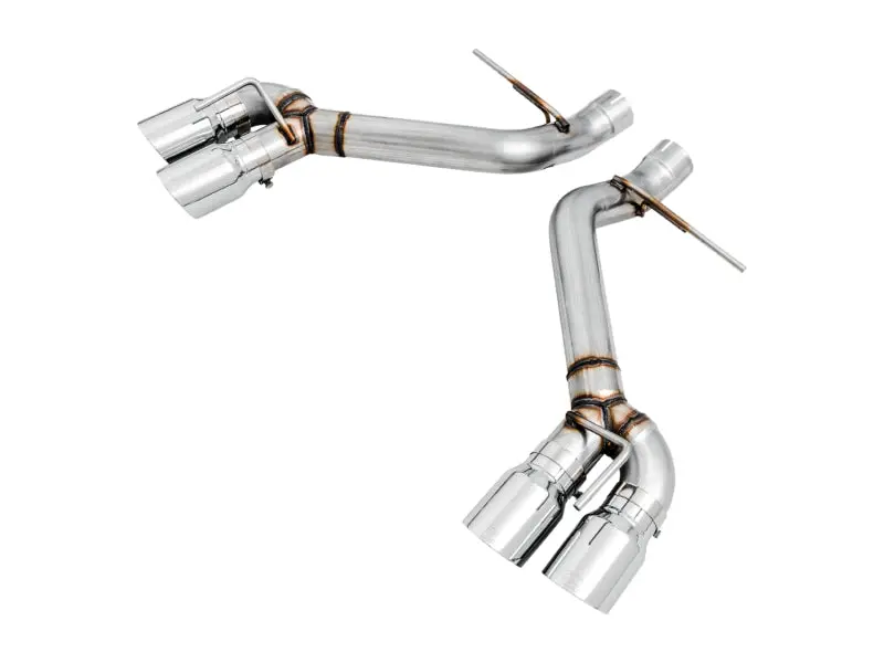 Awe Tuning 16-19 Chevrolet Camaro Ss Axle-Back Exhaust - Track Edition (Quad Chrome Silver Tips) 1