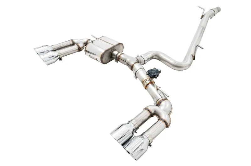Awe Tuning Audi 8V S3 Switchpath Exhaust W/Chrome Silver Tips 102Mm 1