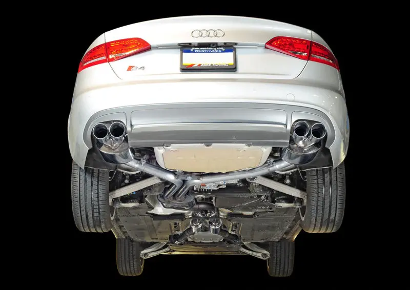 Awe Tuning Audi B8.5 S4 3.0T Touring Edition Exhaust System - Diamond Black Tips (102Mm) 2