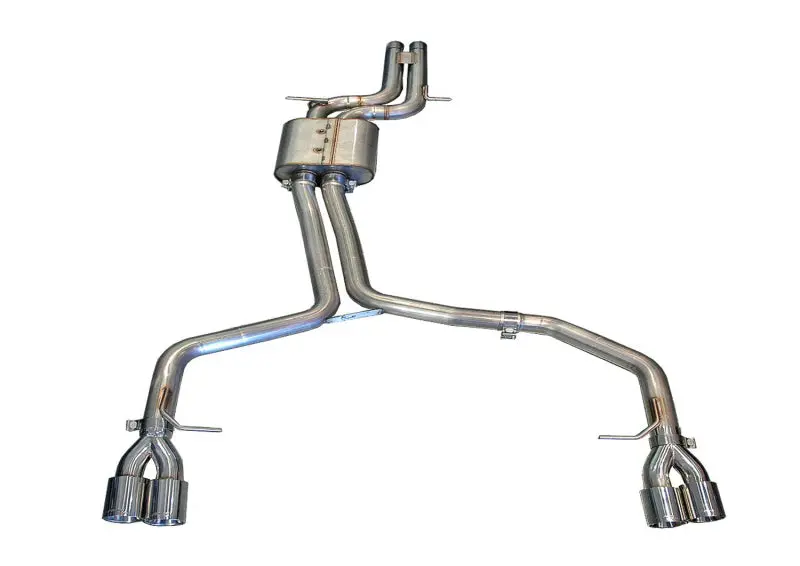 Awe Tuning Audi B8 / B8.5 S4 3.0T Track Edition Exhaust - Chrome Silver Tips (90Mm) 1