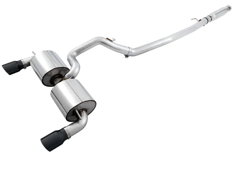 Awe Tuning Ford Focus Rs Touring Edition Cat-Back Exhaust - Resonated - Diamond Black Tips 1