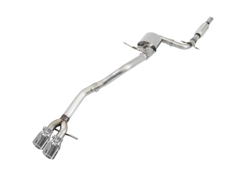 Awe Tuning Mk5 Jetta Mk6 Sportwagen 2.5L Track Edition Exhaust - Polished Silver Tips 1