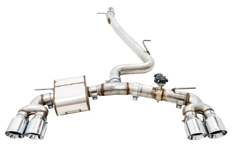 Awe Tuning Volkswagen Golf R Mk7.5 Switchpath Exhaust W/Chrome Silver Tips 102Mm 1