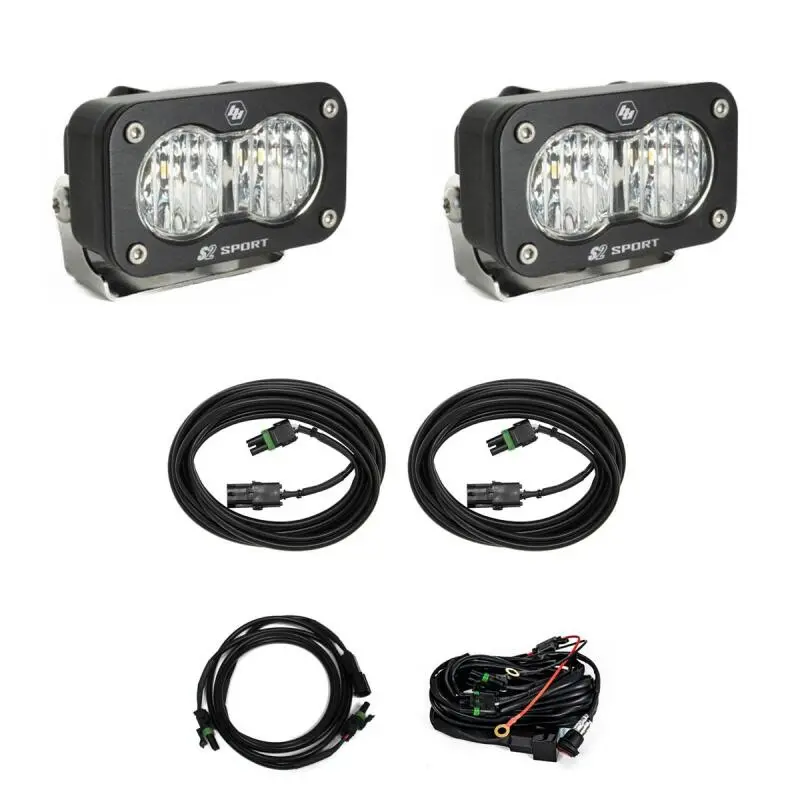 Baja Designs 23-24 Ford F250/F350 Super Duty S2 Sport Dual Reverse Light Kit W/ Toggle 1