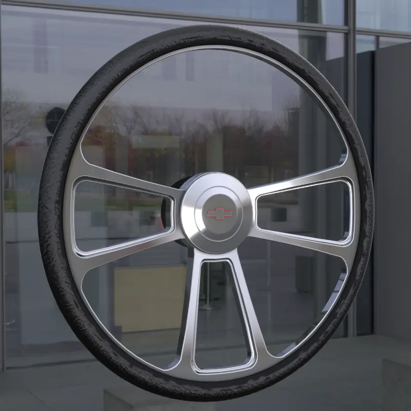 Billet Chevy Steering Wheel 1