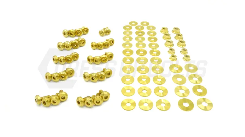Bmw 328I (2006-2013) Titanium Dress Up Bolts Engine Bay Kit 2