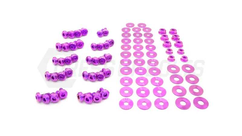 Bmw 328I (2006-2013) Titanium Dress Up Bolts Engine Bay Kit 5