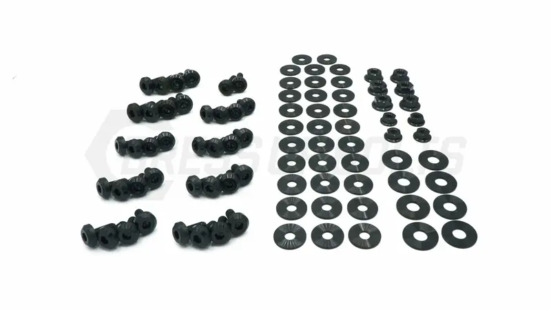 Bmw 328I (2006-2013) Titanium Dress Up Bolts Engine Bay Kit 6