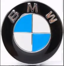 Bmw Floating Cap White & Blue 2 5/8" (68Mm) — Qty 4 1