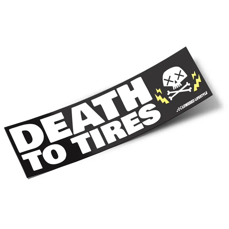 Box Sticker – Death To Tires Bolts 1