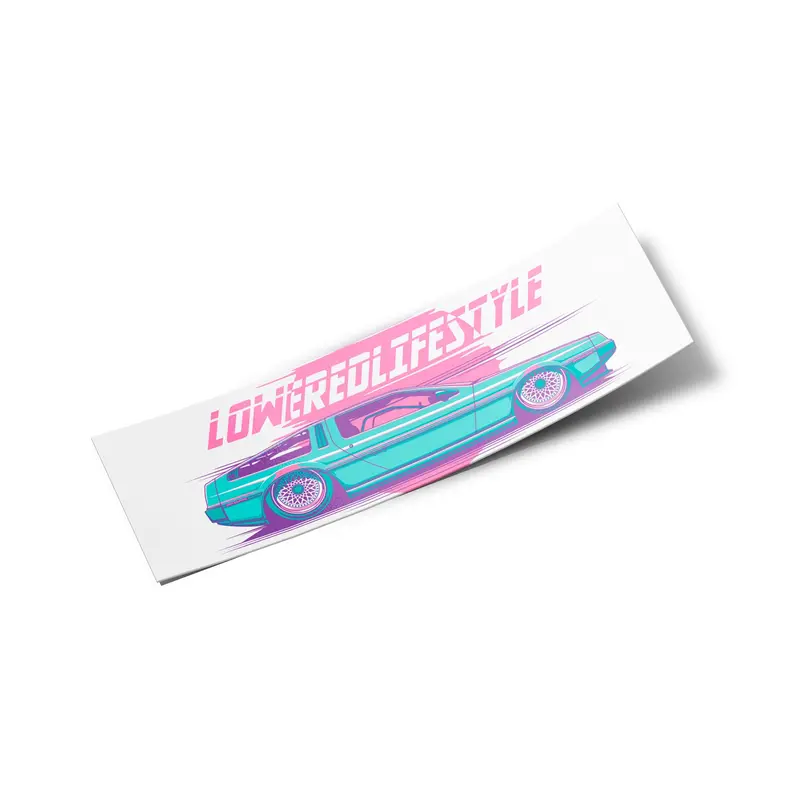 Box Sticker – Delorean Fitment 1