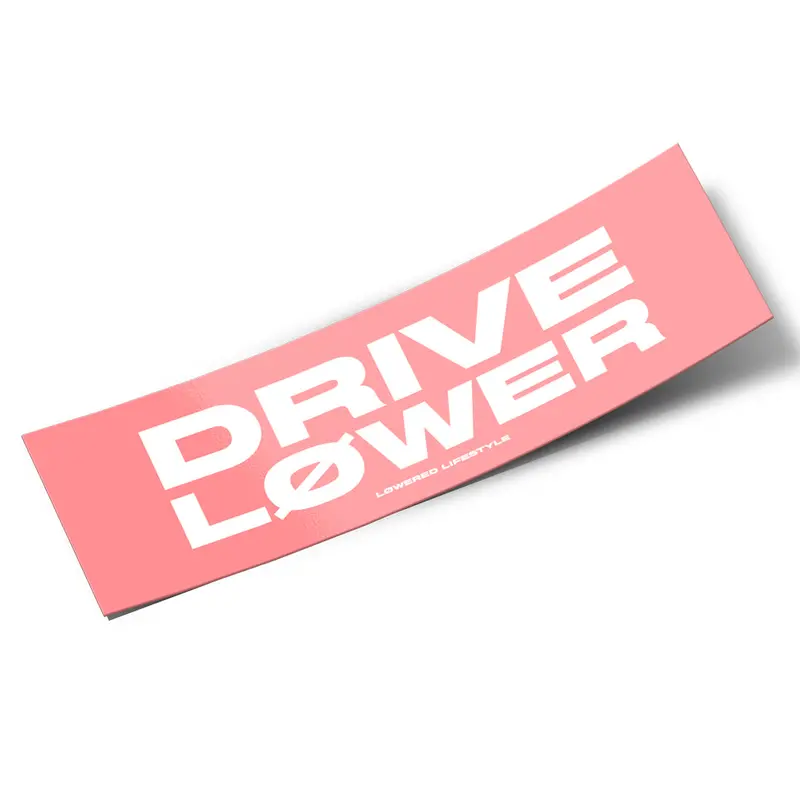 Box Sticker – Drive Lower Pink 1
