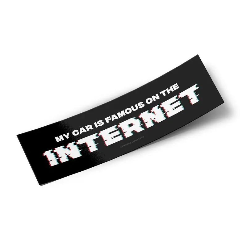 Box Sticker – Famous On The Internet 1