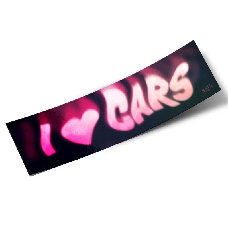 Box Sticker – I Love Cars 1