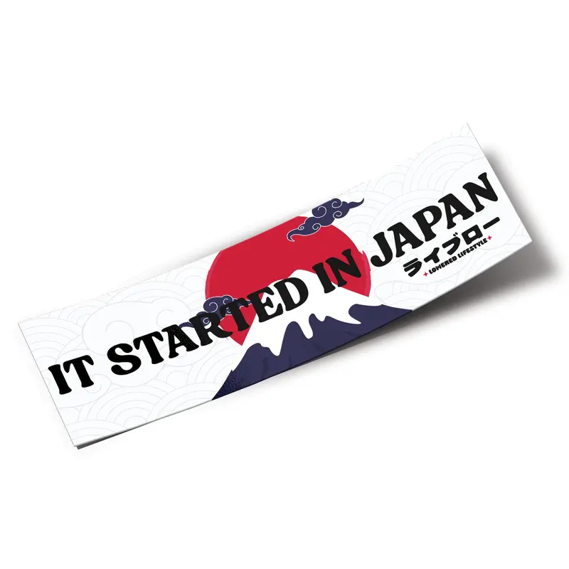 Box Sticker – It Started In Japan 1