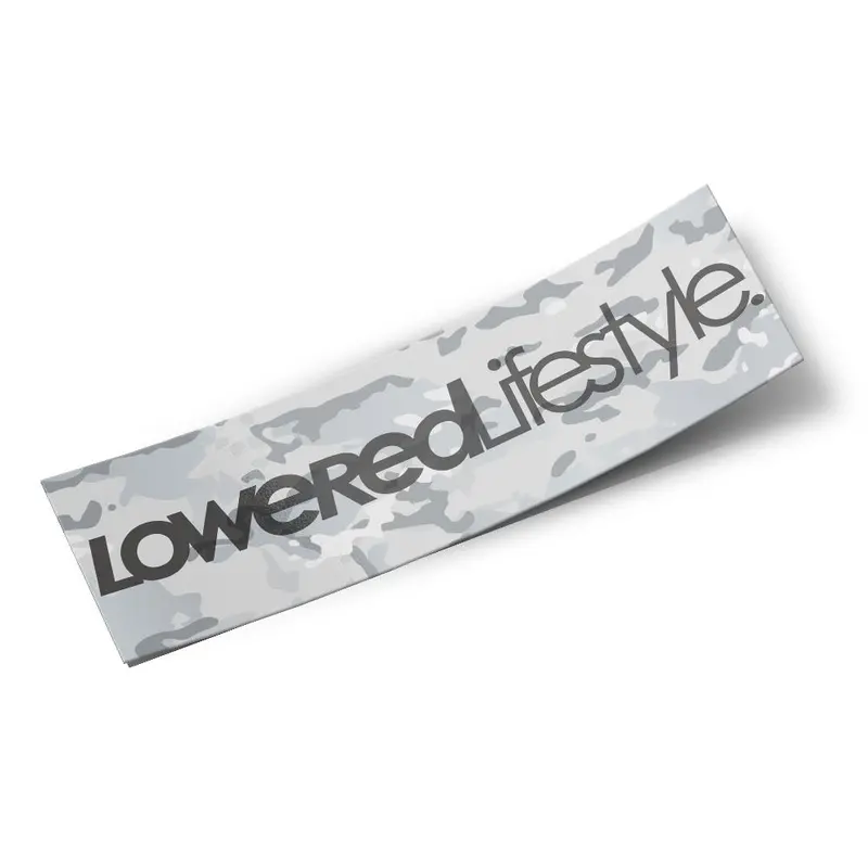 Box Sticker – Logo Snow Camo 1