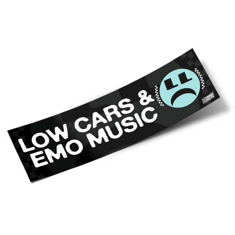 Box Sticker – Low Cars And Emo Music 1