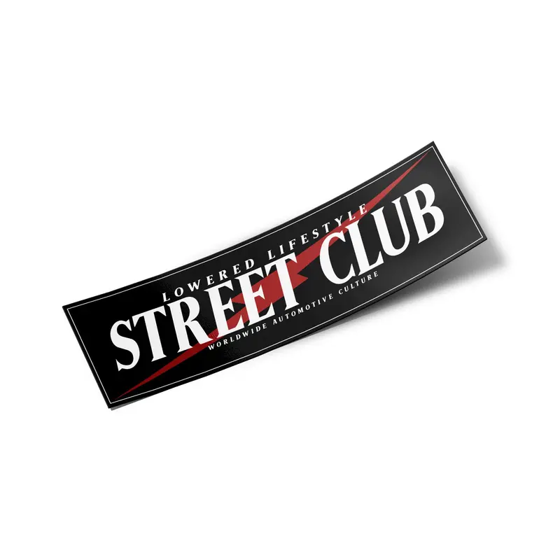Box Sticker – Street Club Bolt 1