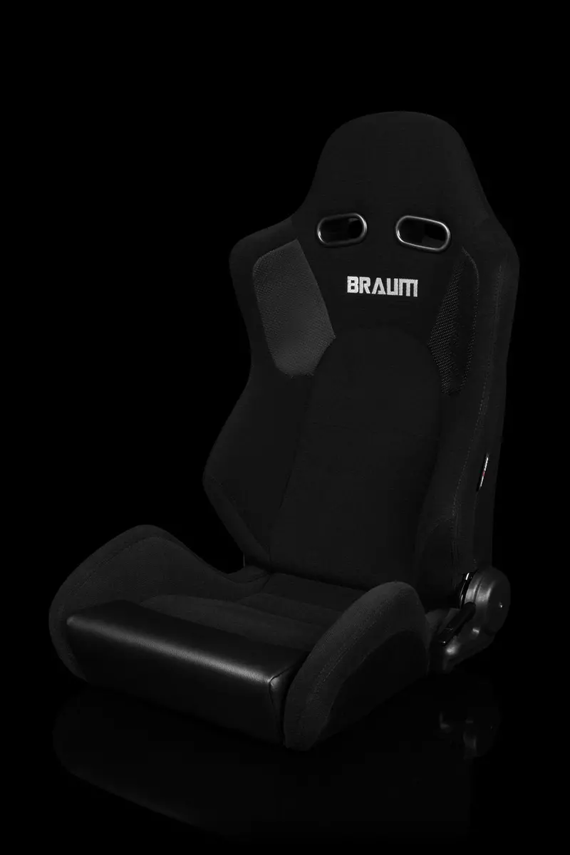 Braum Advan Series Sport Seats - Black Cloth (Pair) 2