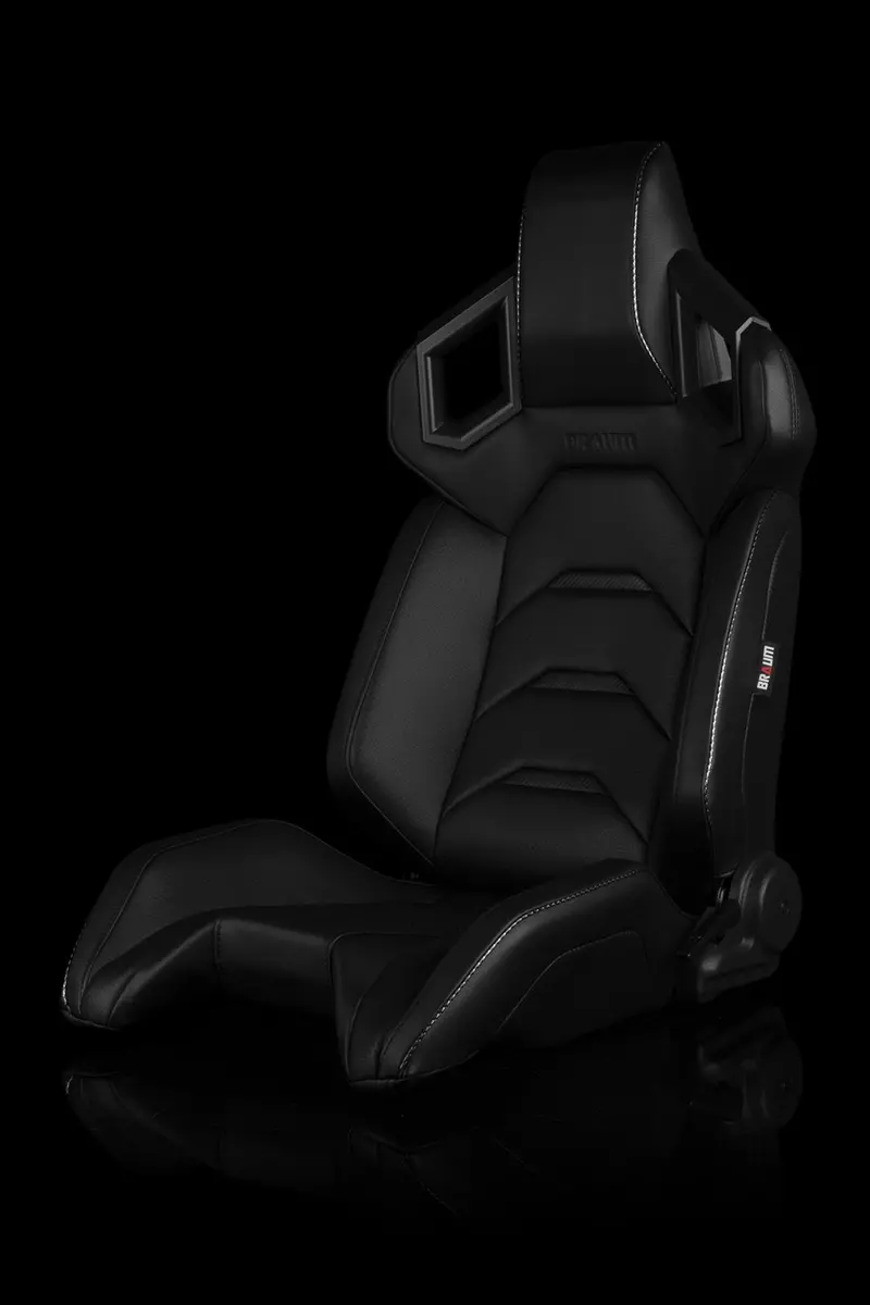 Braum Alpha-X Series Racing Seats - Black & Carbon Fiber (Pair) 1