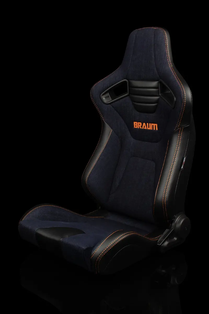 Braum Elite-X Series Sport Seats - Navy Denim (Pair) 1
