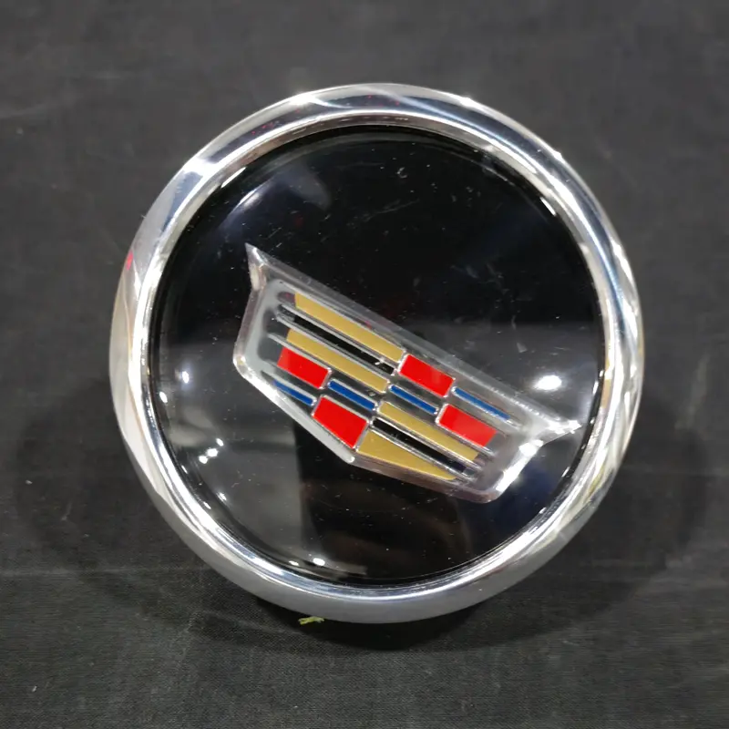 Cadillac Floating Center Caps New Style Logo Chrome Bezel Big Xl Caps Qty 4 1
