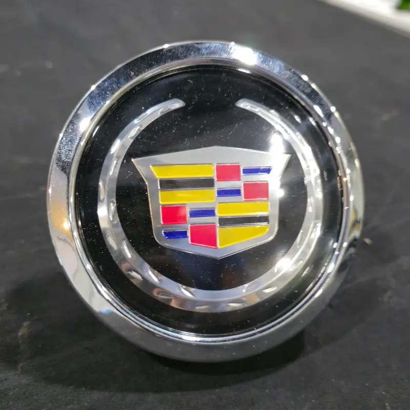 Cadillac Floating Center Caps Old Style Logo Chrome Bezel Big Xl Caps Qty 4 1