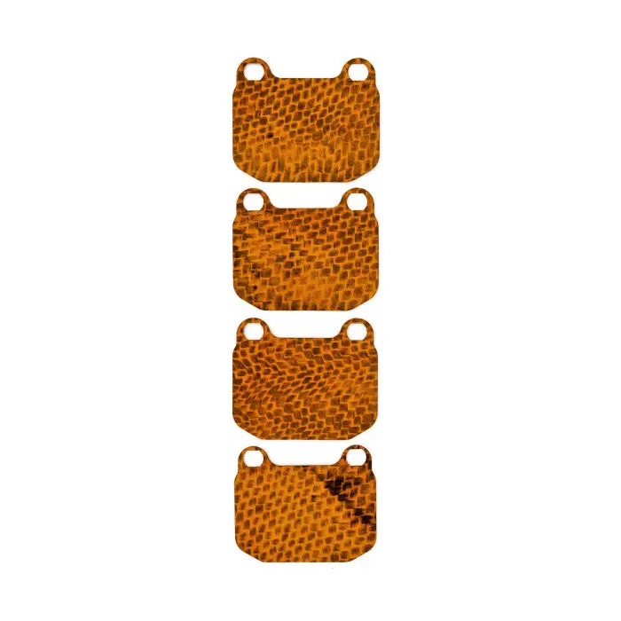 Carbon Fibre Brake Pad Shims For Nissan Skyline R34 Gt-R With Brembo Calipers 1998-2002 1