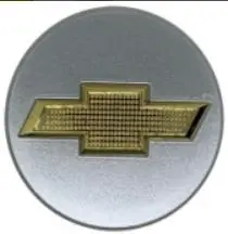 Chevy Floating Center Caps Silver Gold 3 1/4" (83Mm) Trucks — Qty 4 1