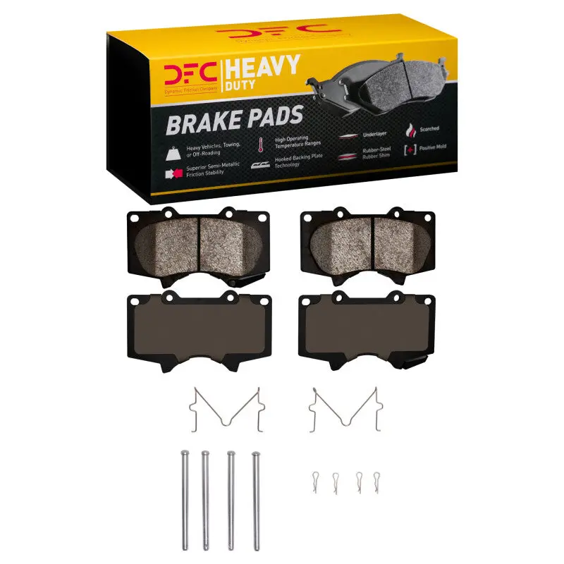Dfc 00-25 Jac Frison Front Heavy Duty Pads And Hardware Kit 1