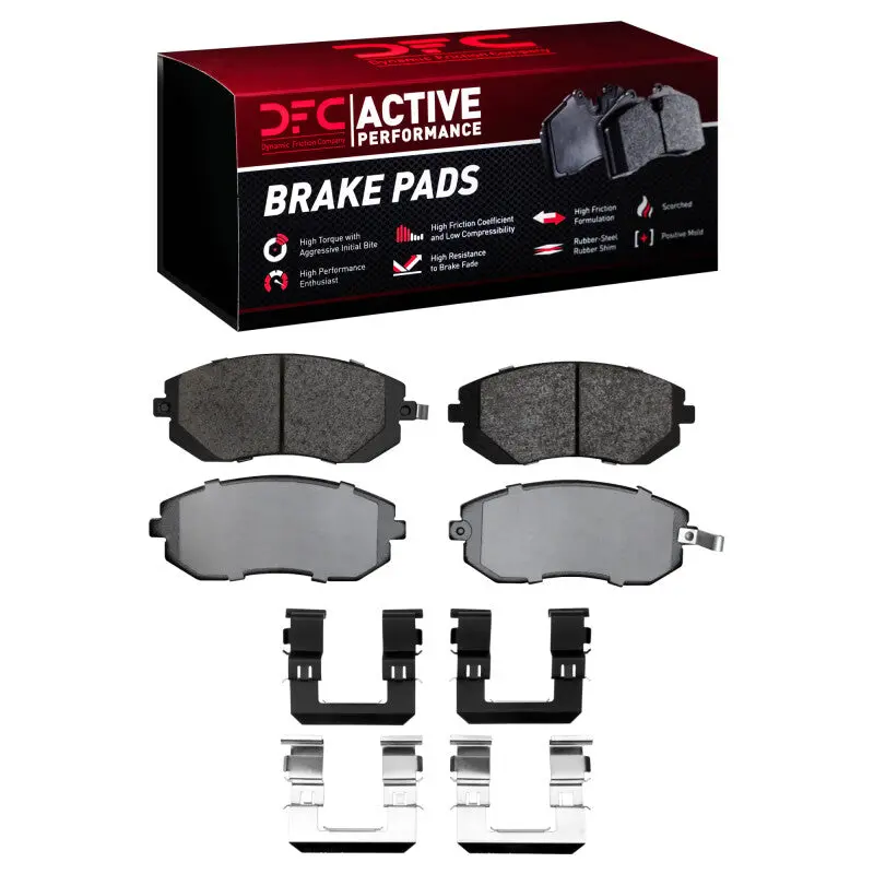 Dfc 02-12 Saab 9-2X Front Active Performance Pads And Hardware Kit 1