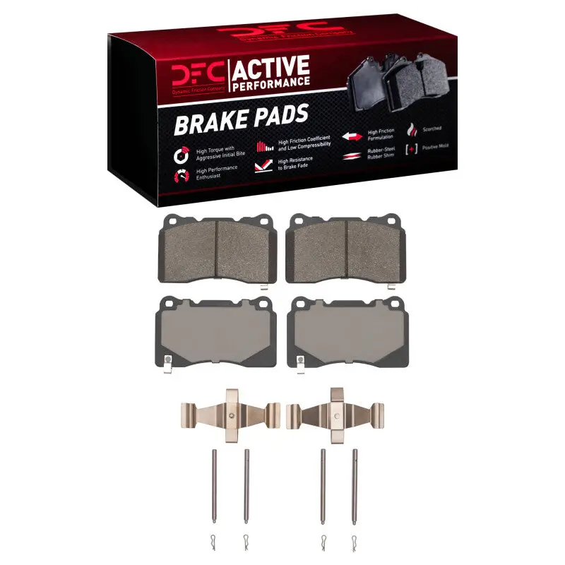 Dfc 03-20 Subaru Impreza Front Active Performance Pads And Hardware Kit 1