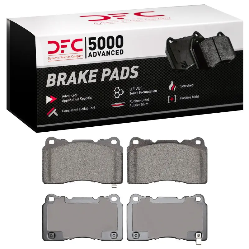 Dfc 03-25 Acura Tl Front/Rear 5000 Advanced Low Metallic Brake Pads 1