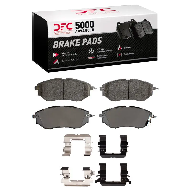 Dfc 05-21 Subaru Outback Front 5000 Advanced Ceramic Brake Pads And Hardware Kit 1
