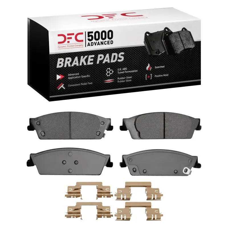 Dfc 07-20 Cadillac Escalade Esv Rear 5000 Advanced Ceramic Brake Pads And Hardware Kit 1