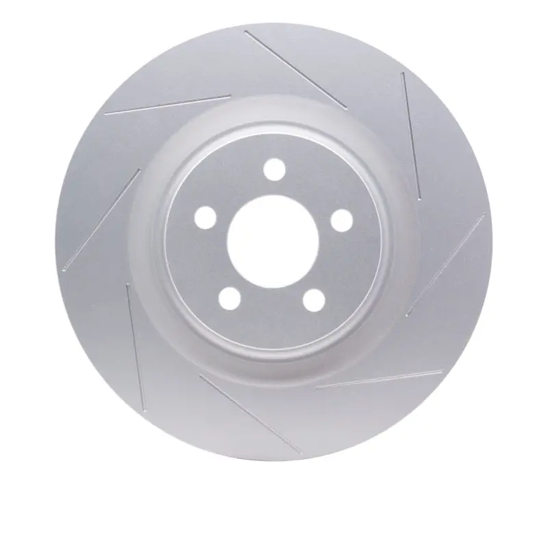 Dfc 08-20 Dodge Challenger Front Slotted Hi-Carbon Alloy Geomet Coated Rotor 1