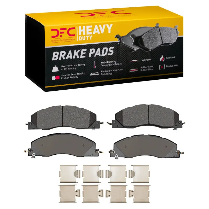 Dfc 09-18 Dodge Ram 3500 Front Heavy Duty Pads And Hardware Kit 1