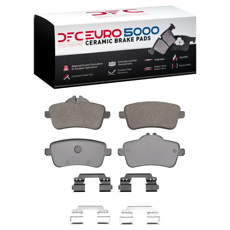 Dfc 12-20 Mercedes-Benz Gle400 Rear Euro 5000 Ceramic Brake Pads And Hardware Kit 1